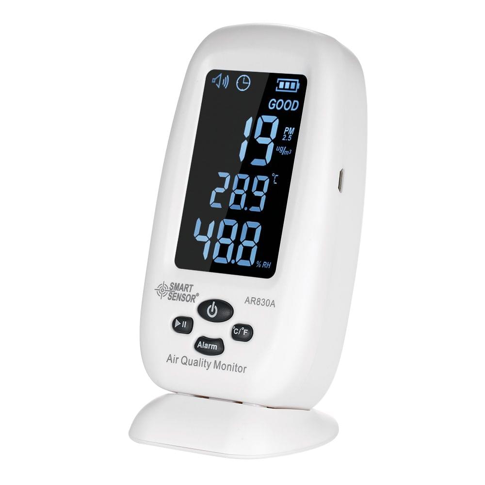 Smart Sensor 5-in-1 Digital Air Quality Monitor with - EU Plug