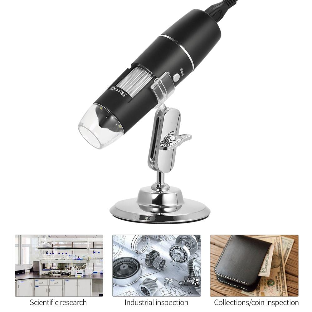 1000X Magnification USB Digital Microscope with Stand