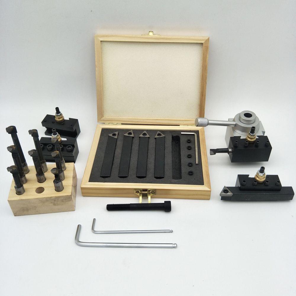 Small Size Portable 19 Pcs Quick Change Post Holder Kit