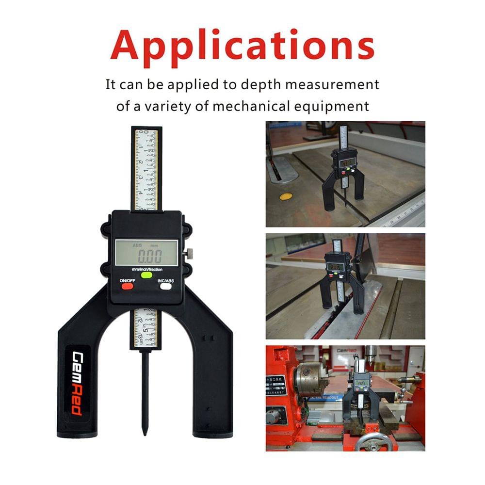 GemRed Digital Depth Gauge Depthometer Depth Indicator