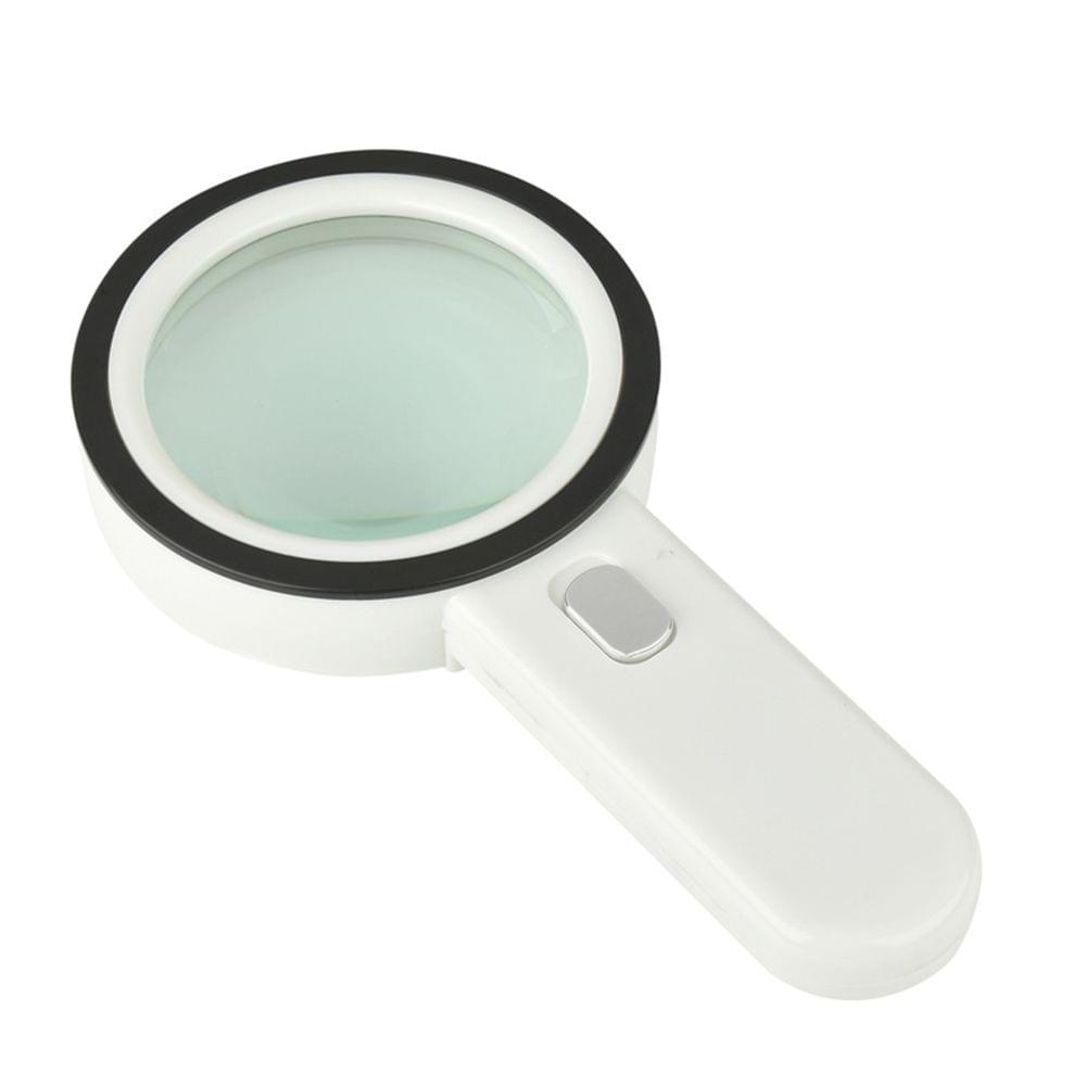 30X Handheld Magnifier High Definition with 13X Lights Lamp