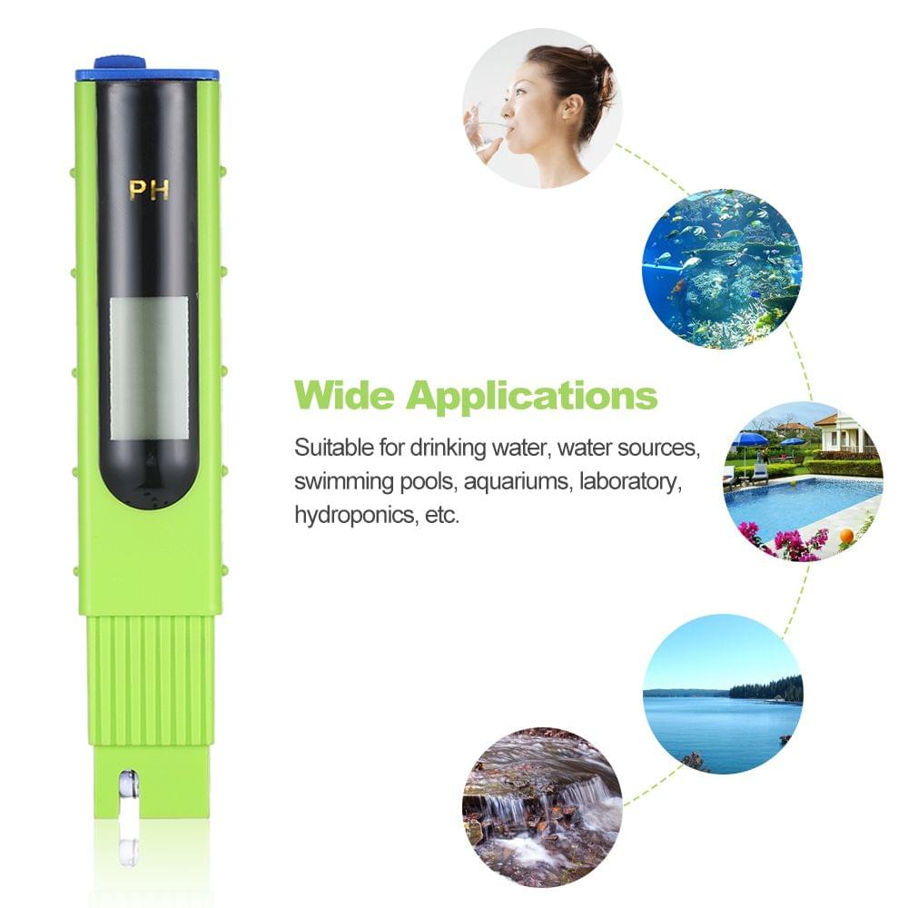 Portable Pen-type pH Meter Water Quality Analysis Device