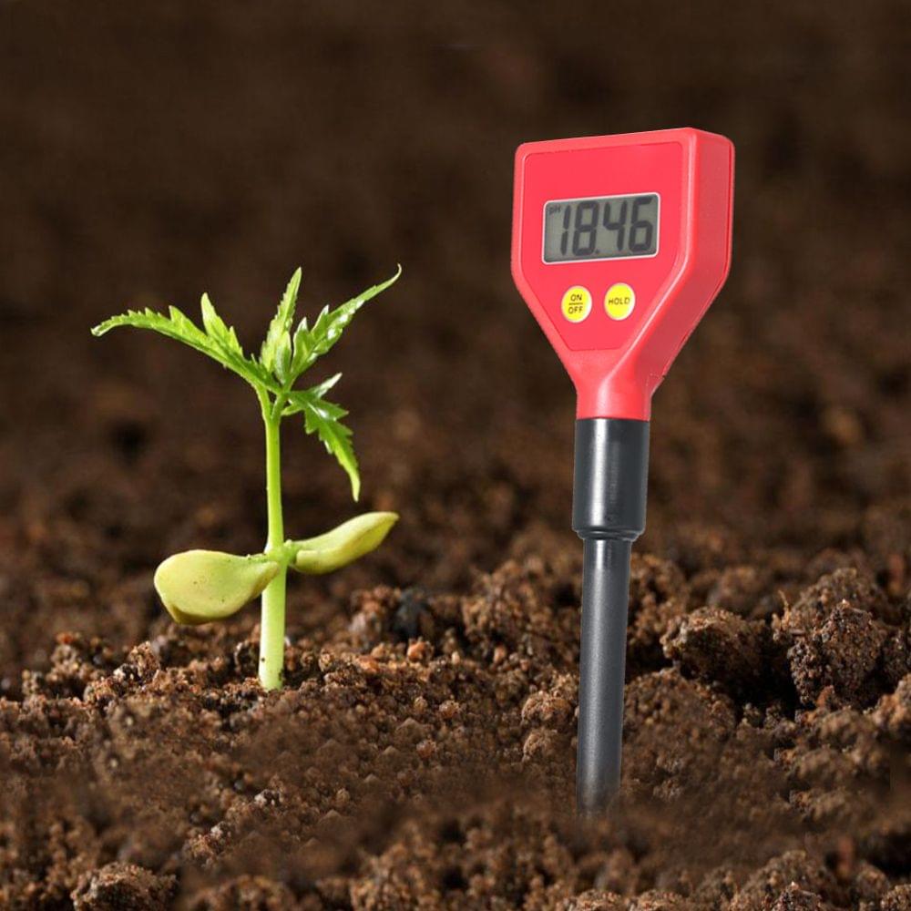 Portable Soil Moisture Tester pH Tester with LCD Display