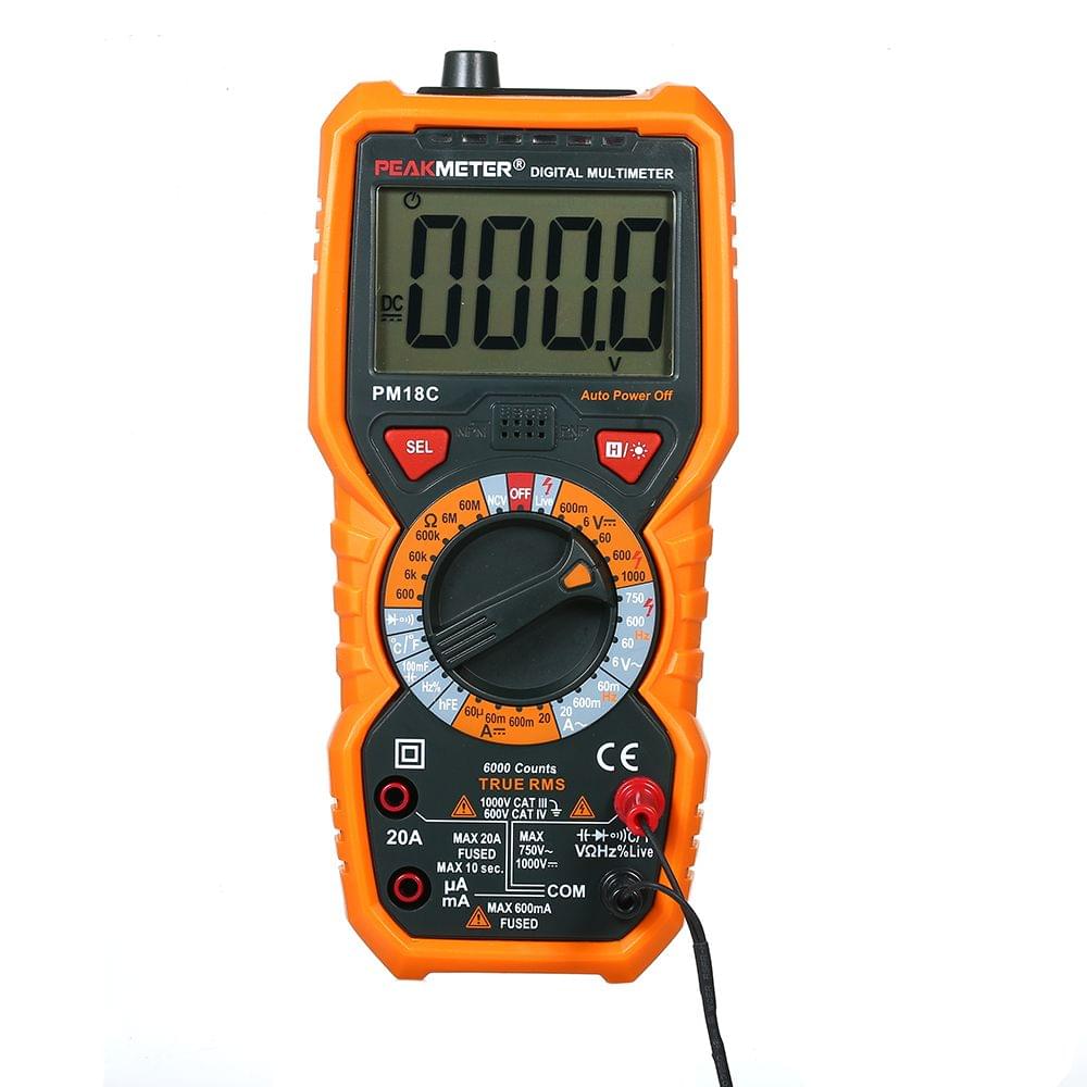 PEAKMETER PM18C True RMS Multifunctional Digital Multimeter