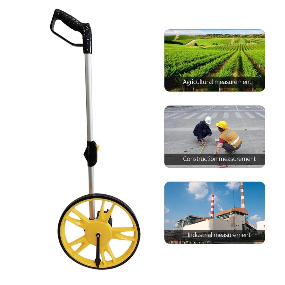 318mm Collapsible Mechanical Distance Measuring Wheel