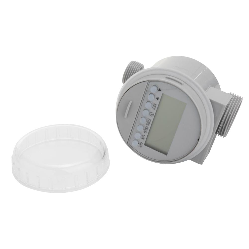 White Solar Power LCD Screen Garden Irrigation Control Auto