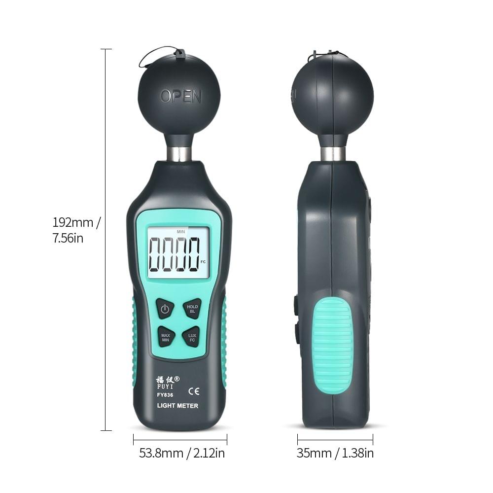 FUYI FY836 Mini Digital Lux Meter LCD Display Handheld