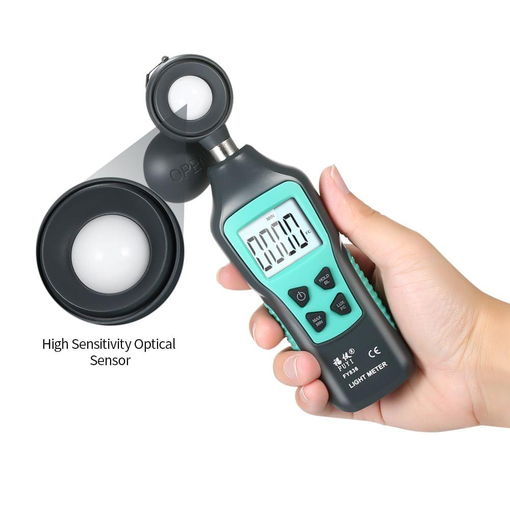 FUYI FY836 Mini Digital Lux Meter LCD Display Handheld