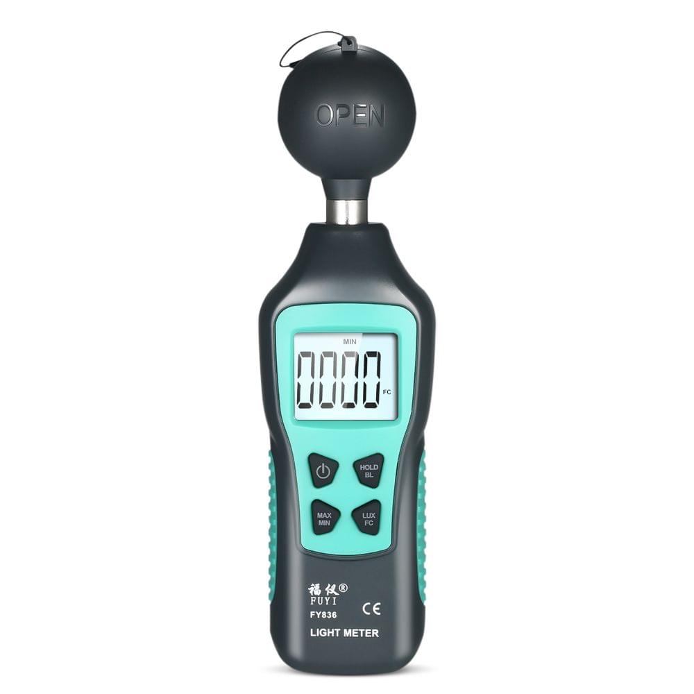 FUYI FY836 Mini Digital Lux Meter LCD Display Handheld