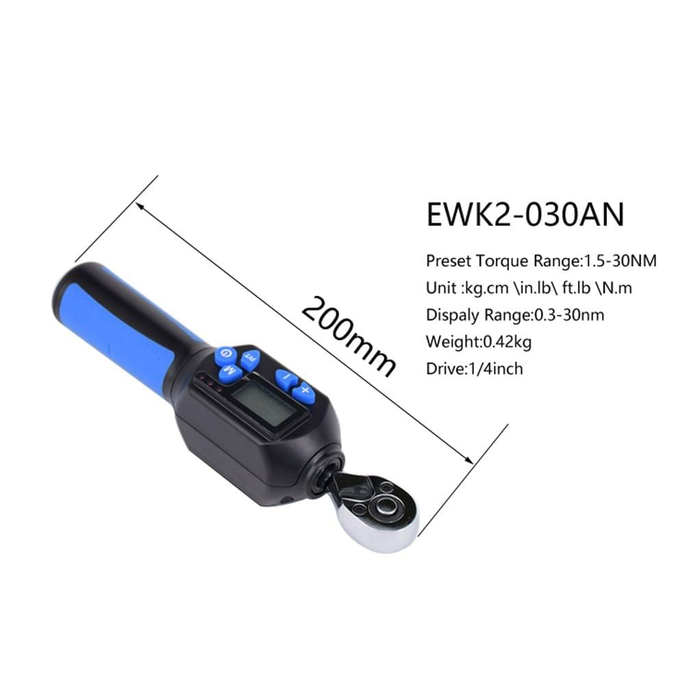 Digital Torque Wrench Mini Professional Electronic Short - 1