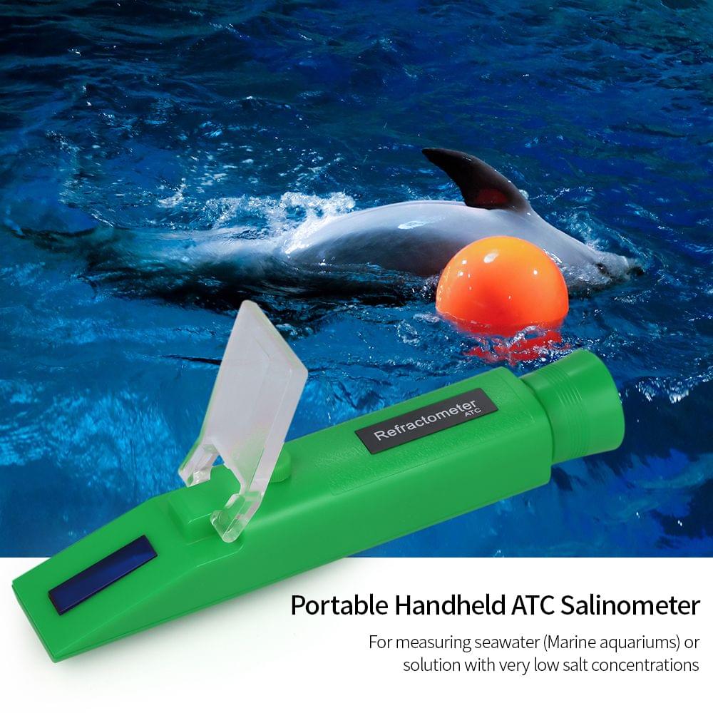 Portable Handheld ATC Salinometer Seawater Salinity