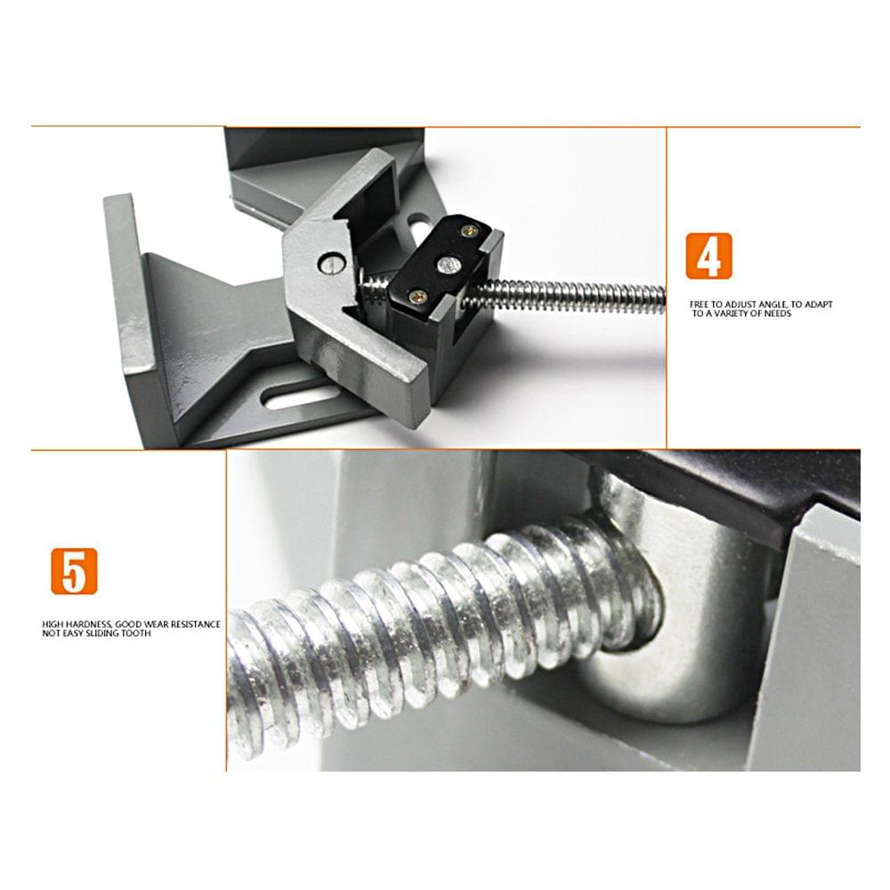 Aluminium Handle 90 Degree Right Angle Clamp Photo Corner - Single handle