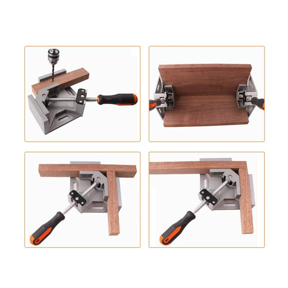 Aluminium Handle 90 Degree Right Angle Clamp Photo Corner - Single handle