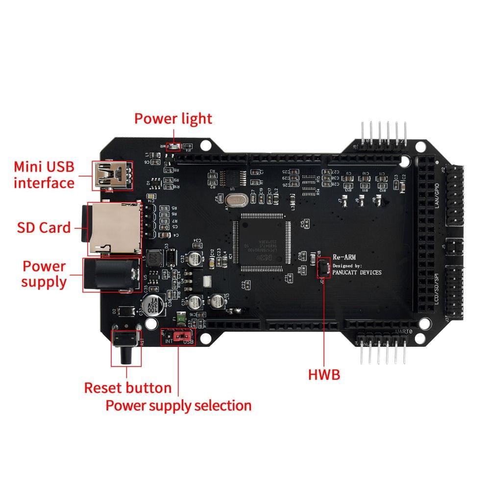 Uniqkart for 3D Printer Accessories RE-ARM Controller Uniqkart for RAMPS