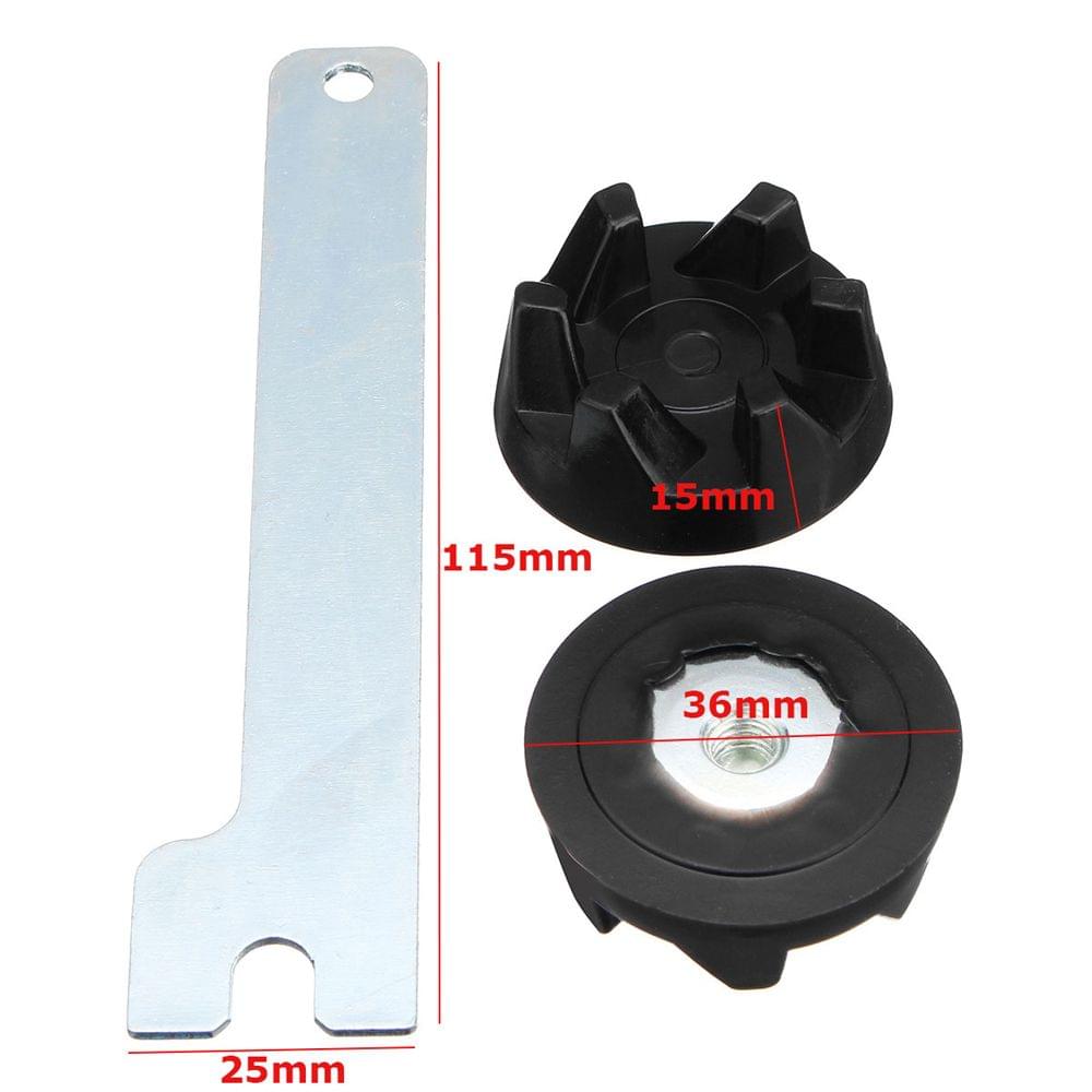 2Pcs Blender Rubber Coupler Gear Clutch with Removal Tool