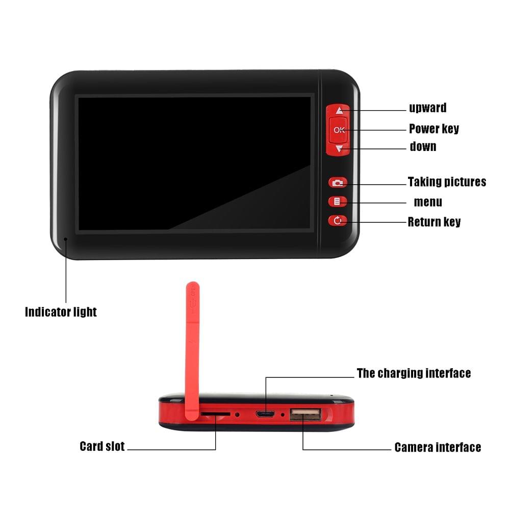 F200 4.3 Inch High-definition 1080P Display Screen Endoscope - 10