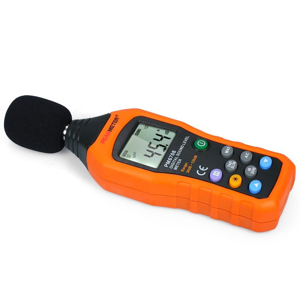 PEAKMETER High Accuracy LCD Digital Noisemeter Sound Level