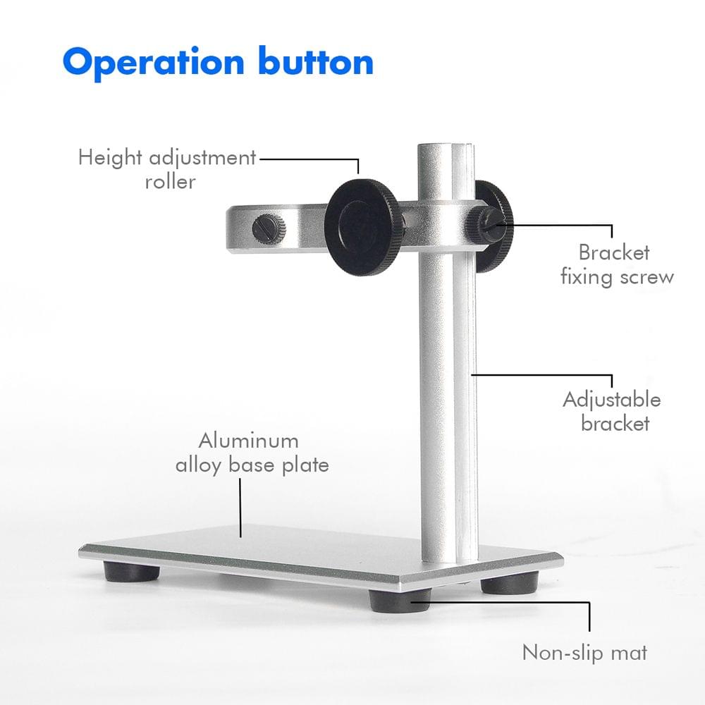 Multifunctional Aluminum Alloy Microscope Bracket with