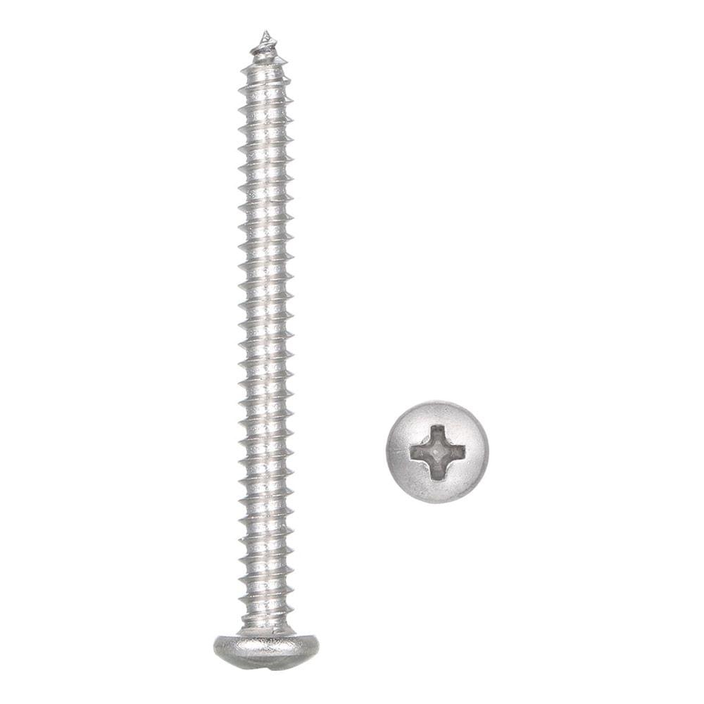 A2 DIN7981 #10 4.8mm 304 Stainless Steel Screw Countersunk - 4.8mmx50mm