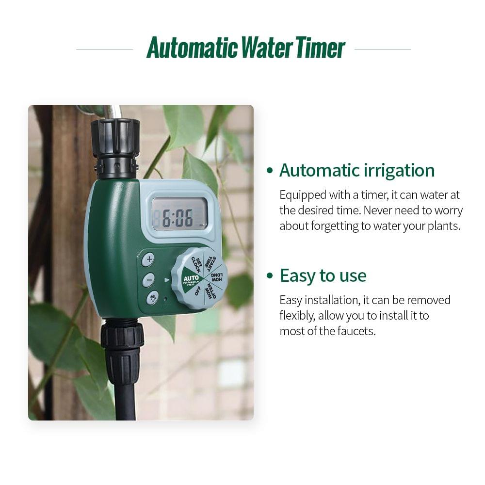 Outdoor Garden Irrigation Controller Automatic Water Timer - US Faucet Connection