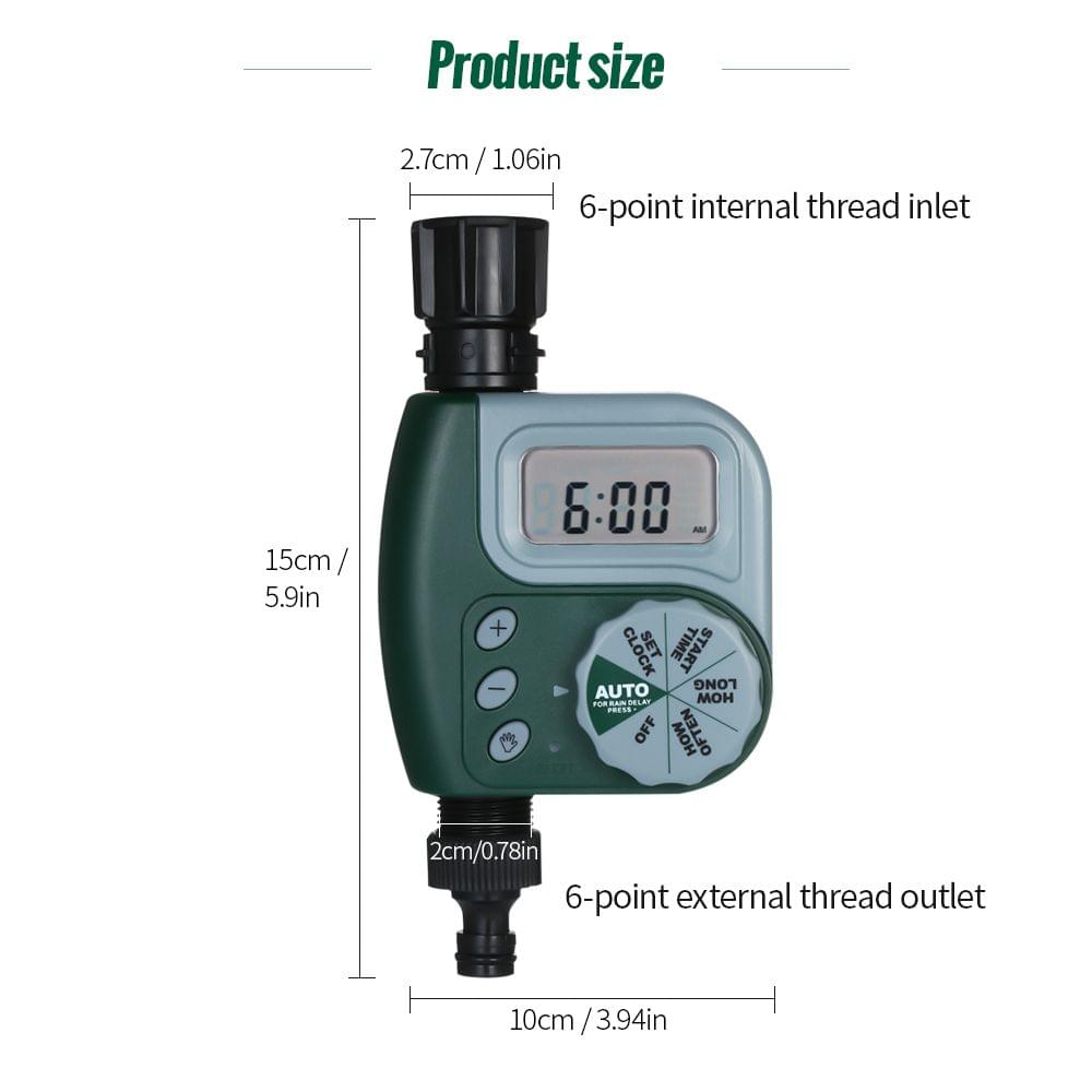 Outdoor Garden Irrigation Controller Automatic Water Timer - US Faucet Connection