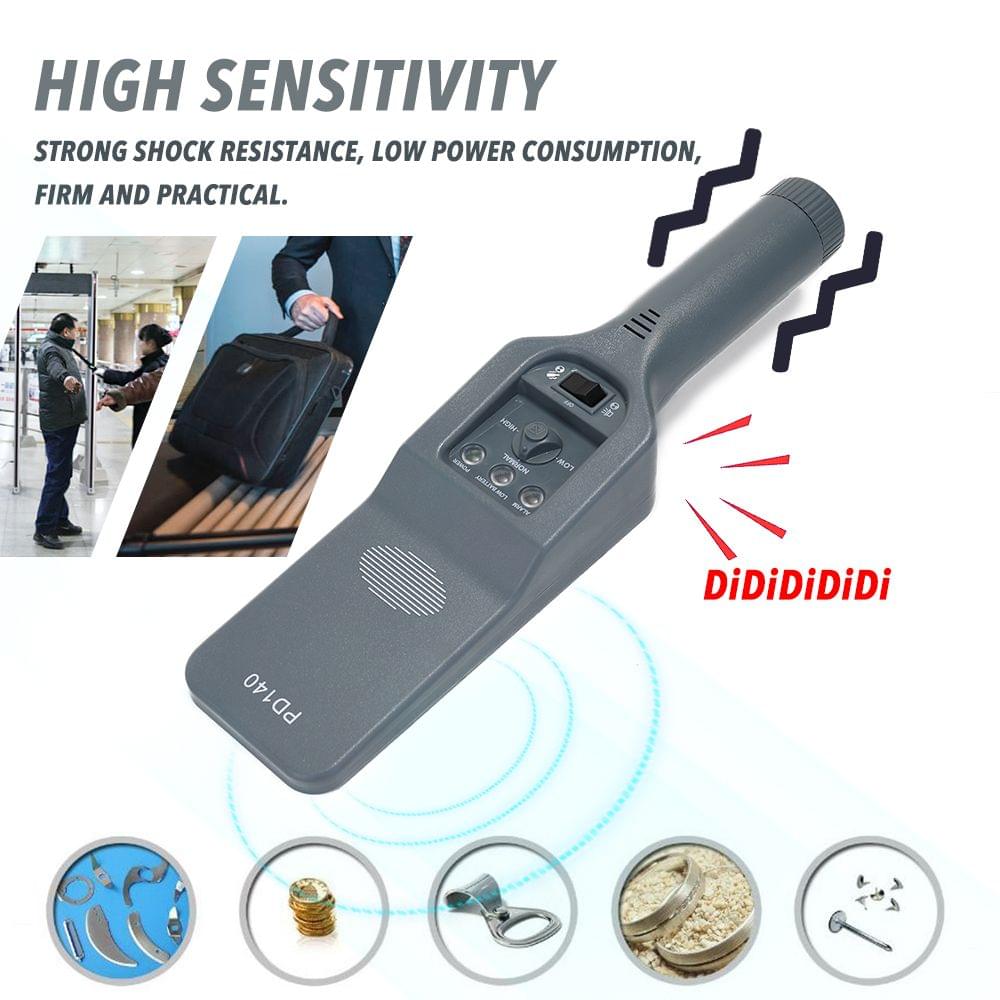 PD140 High Sensitivity Handheld Metal Detector Station Metro