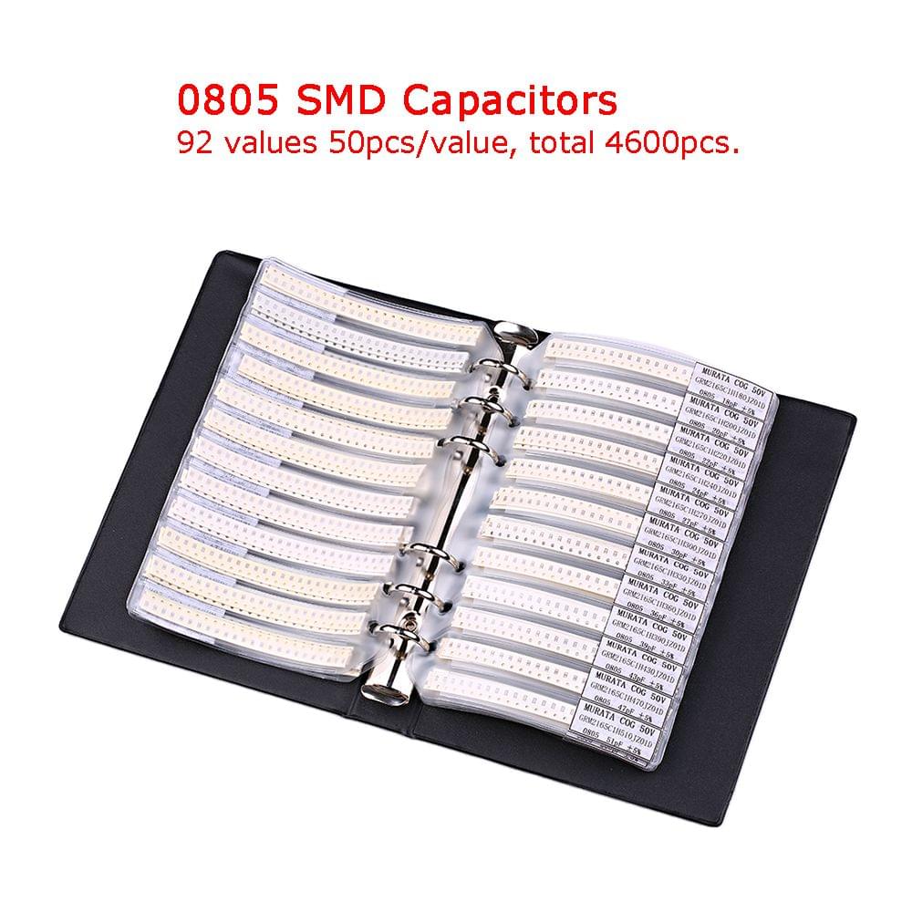 Sample Book 0201 0402 0603 0805 1206 Capacitor Kit SMD SMT - Model 0805