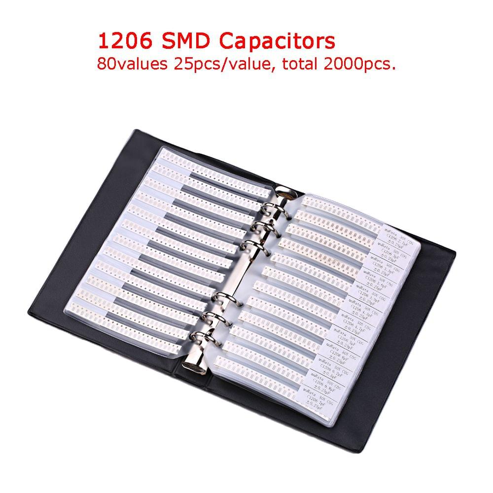 Sample Book 0201 0402 0603 0805 1206 Capacitor Kit SMD SMT - Model 1206