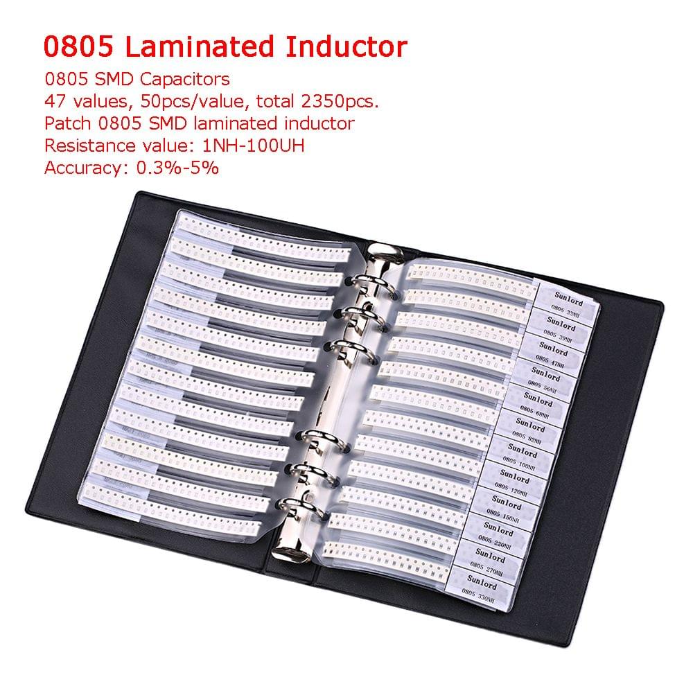 Sample Book 0201 0402 0603 0805 Inductor Kit SMD SMT Chip - Model 0805