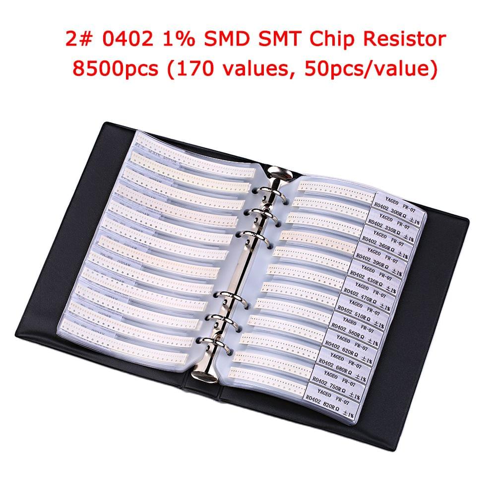 0201 0402 0603 0805 1206 SMD/SMT Capacitor Chip Resistor - Model 0402