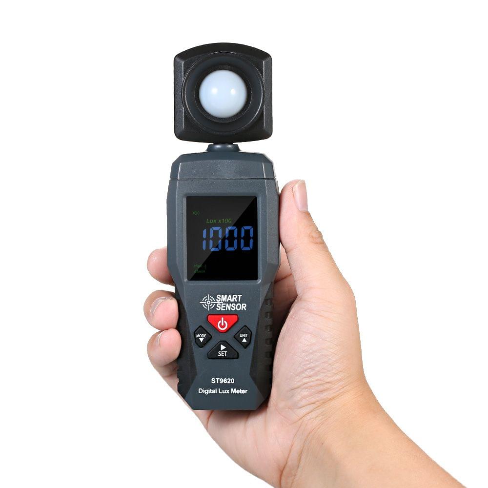 SMART SENSOR Digital Lux Meter LCD Display Handheld