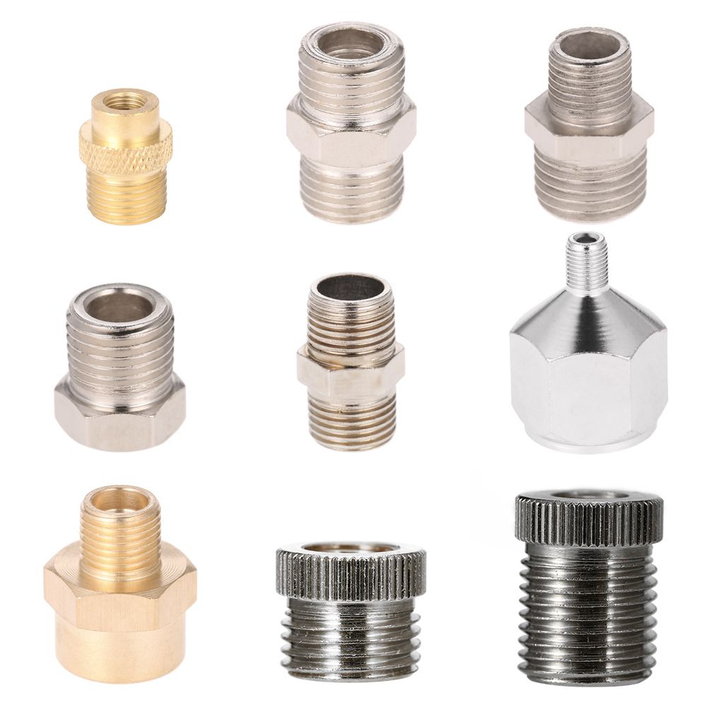 9pcs Universal Professional Airbrush Adaptor Kit Fitting