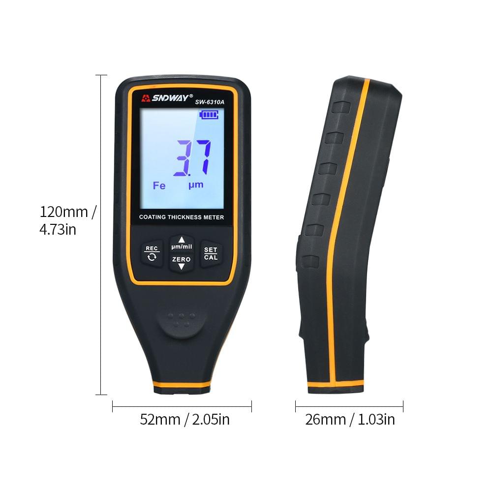 SNDWAY Digital Paint Coating Thickness Gauge Handheld