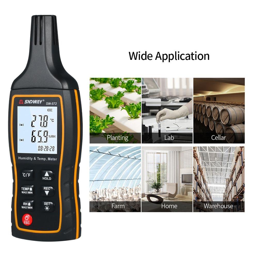 SNDWAY High Accuracy Digital Temperature and Humidity Meter