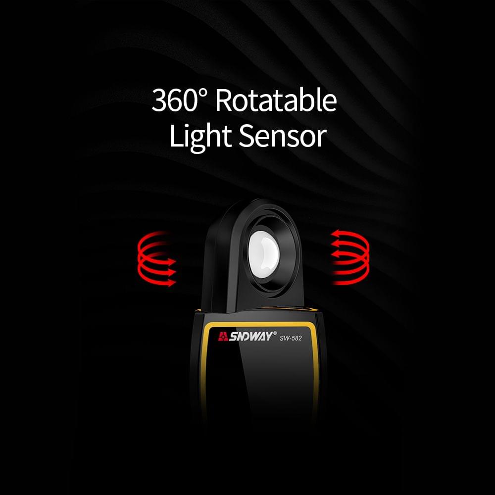 SNDWAY Digital Lux Meter LCD Display Handheld Auto Range