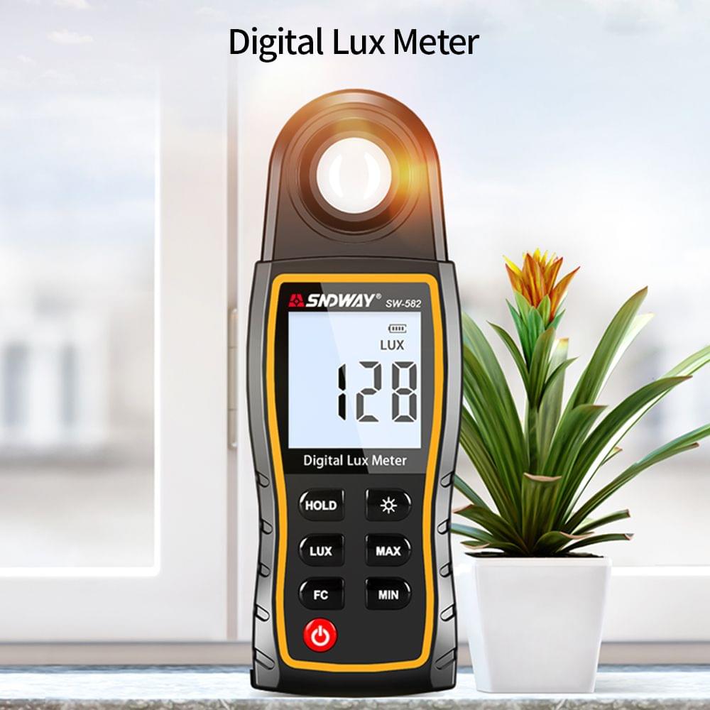 SNDWAY Digital Lux Meter LCD Display Handheld Auto Range