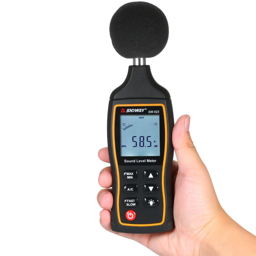 SNDWAY High Accuracy LCD Digital Noisemeter Sound Level