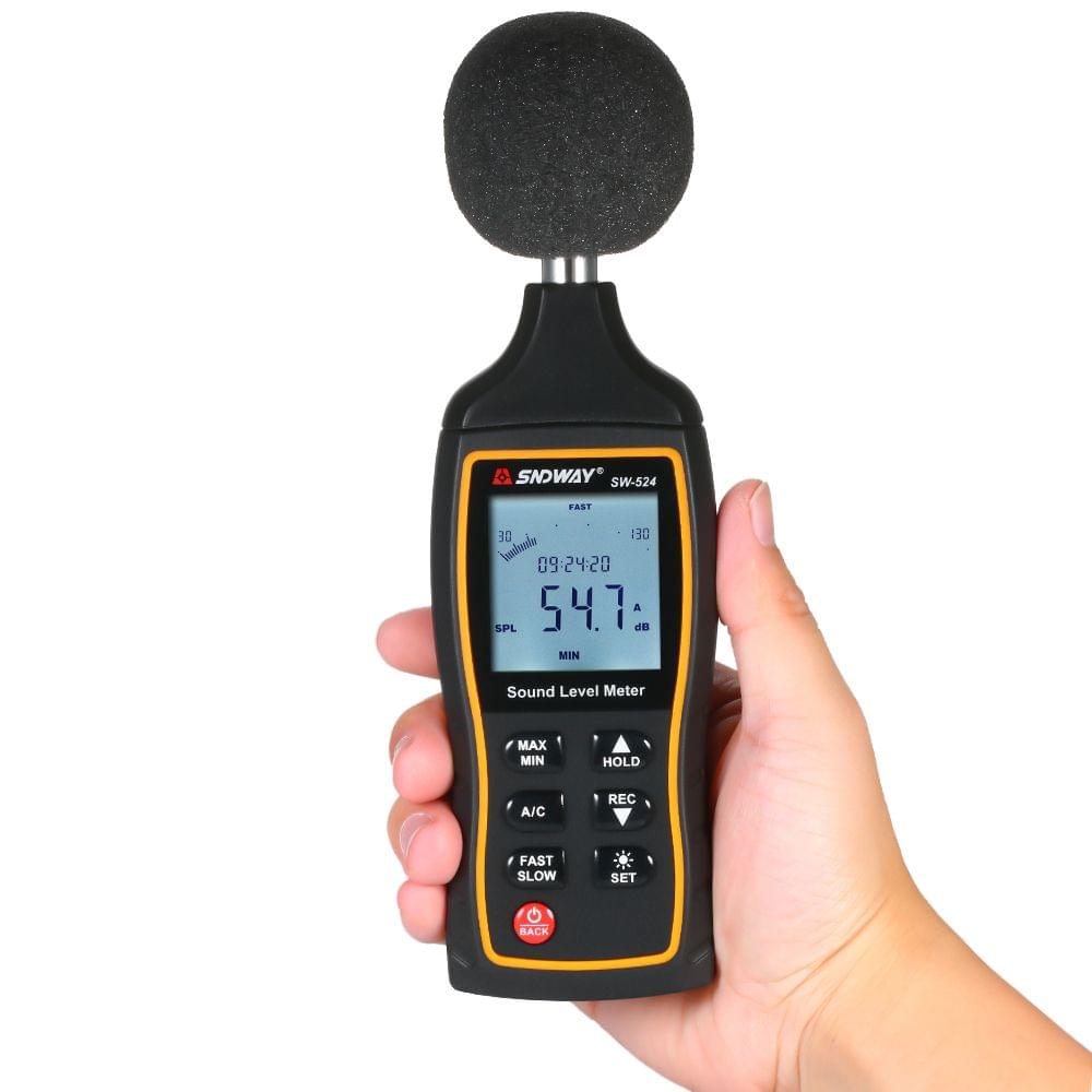 SNDWAY LCD Digital Sound Level Meter Digital Noisemeter