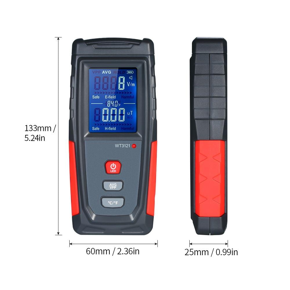 High Precision Handheld Mini Digital LCD EMF Tester