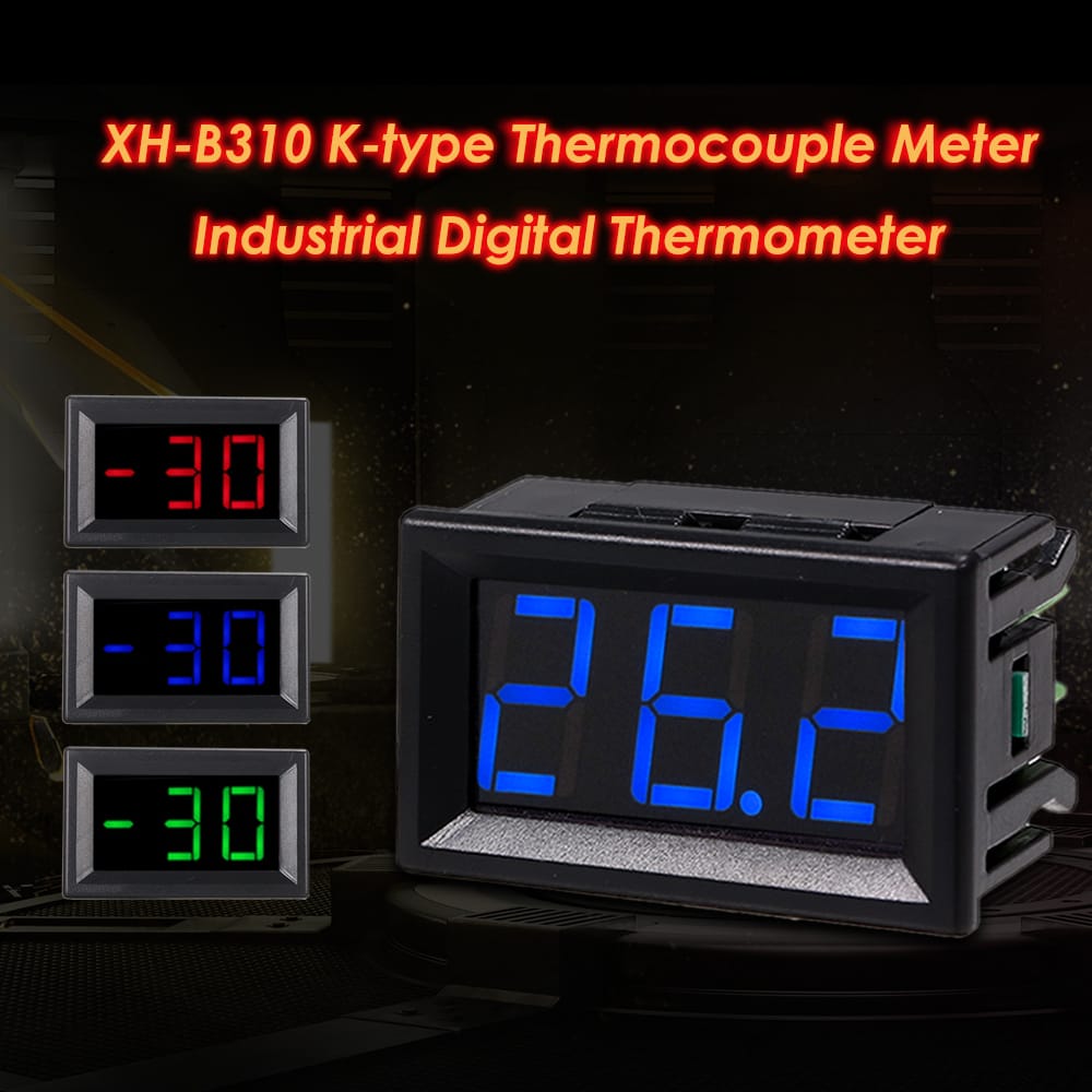 XH-B310 Industrial Digital Thermometer 12V Temperature Meter