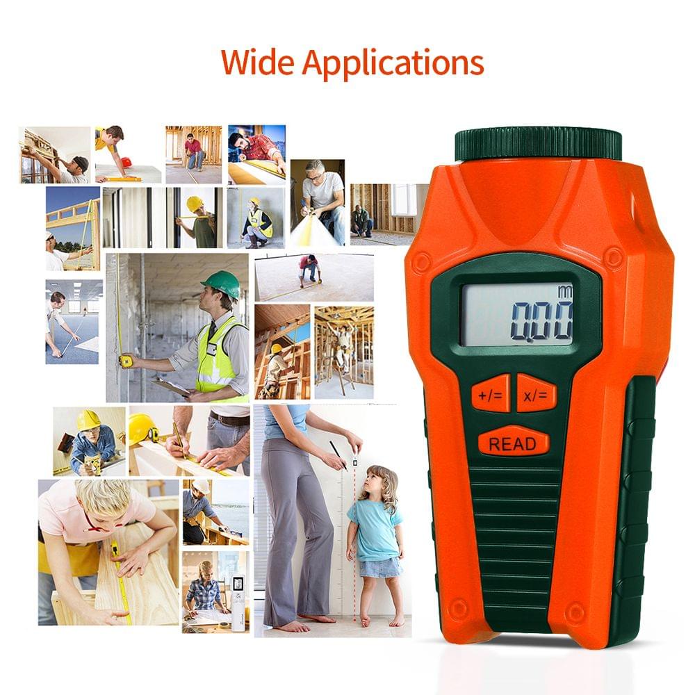 Portable Compact Ultrasonic Range Finder Distance Measurer