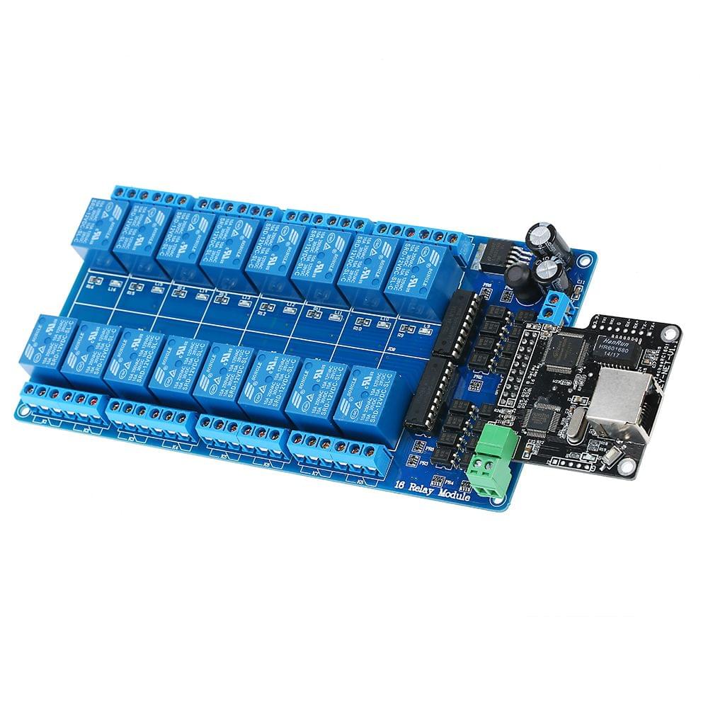 Ethernet Control Module LAN WAN Network WEB Server RJ45 Port - 12v