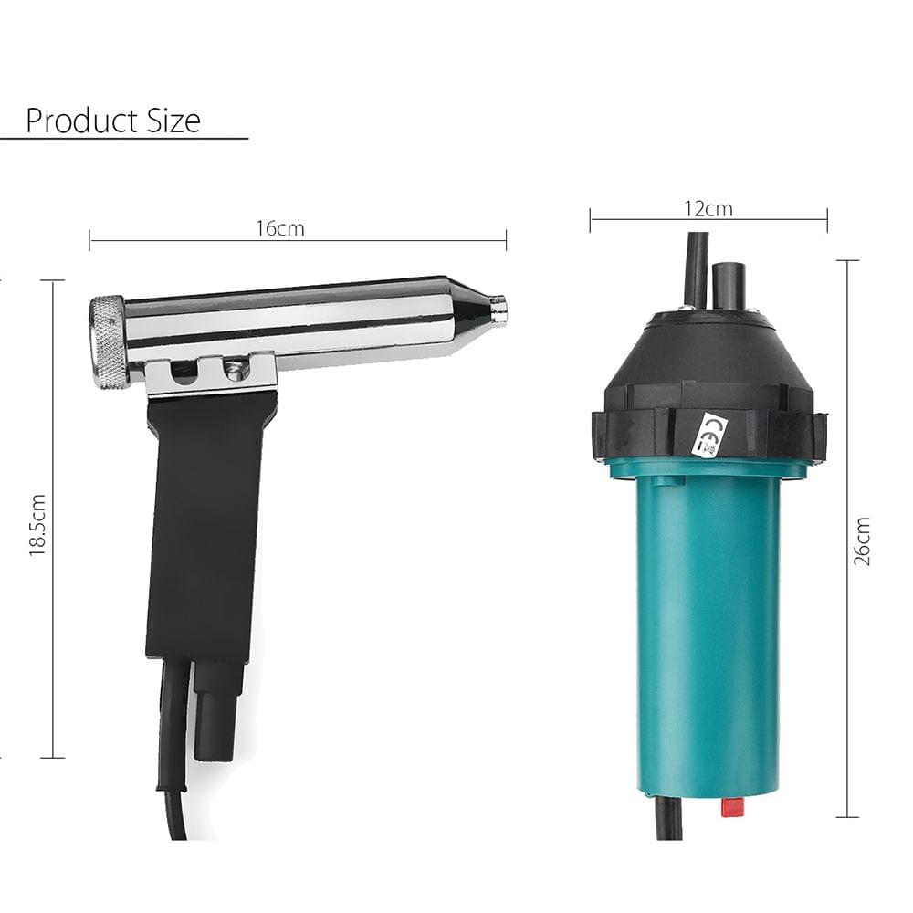 1080W Plastics Adjustable Temperature Heat Guns Welding Hot - AU Plug