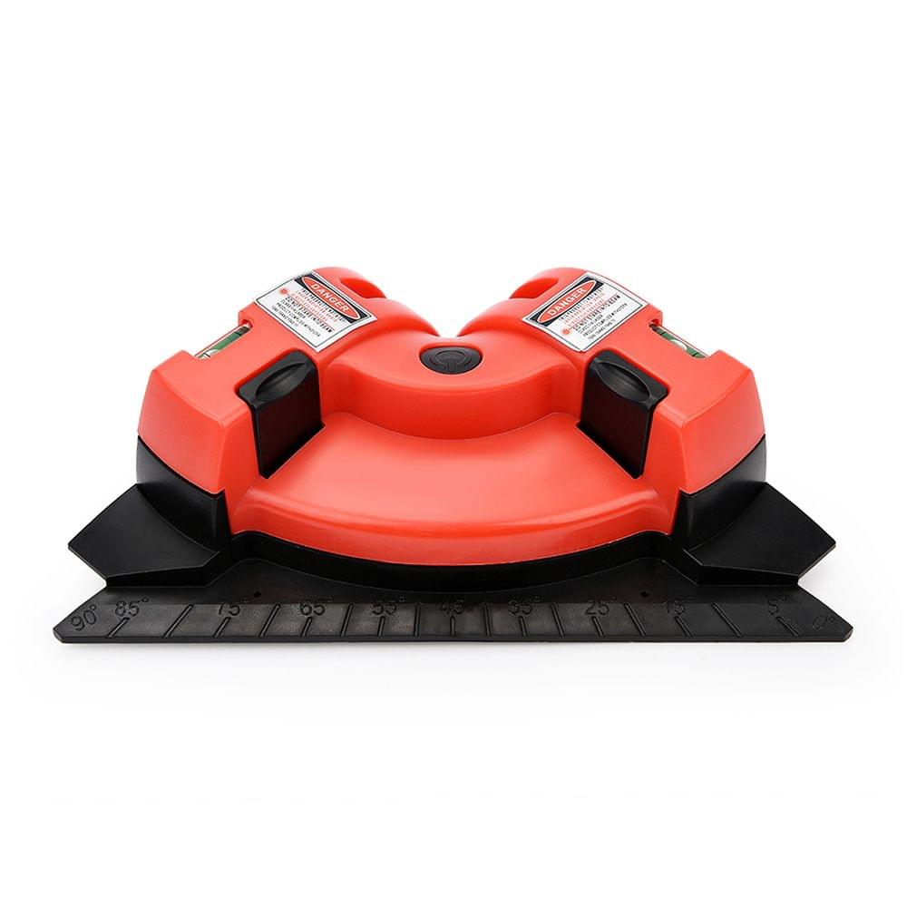 90 Degree Square Laser-Level Mini Horizontal & Vertical (Red)