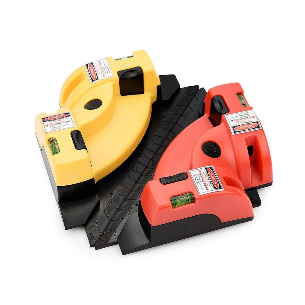 90 Degree Square Laser-Level Mini Horizontal & Vertical (Yellow)