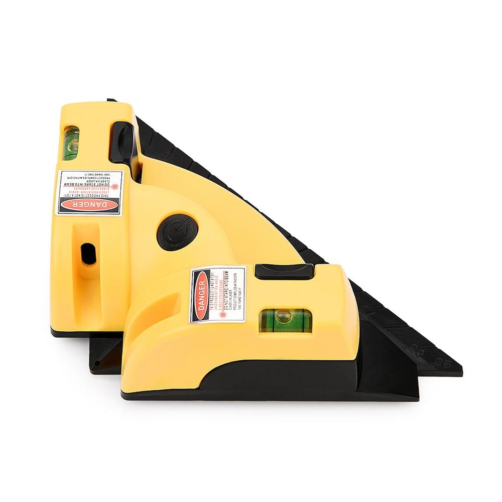 90 Degree Square Laser-Level Mini Horizontal & Vertical (Yellow)