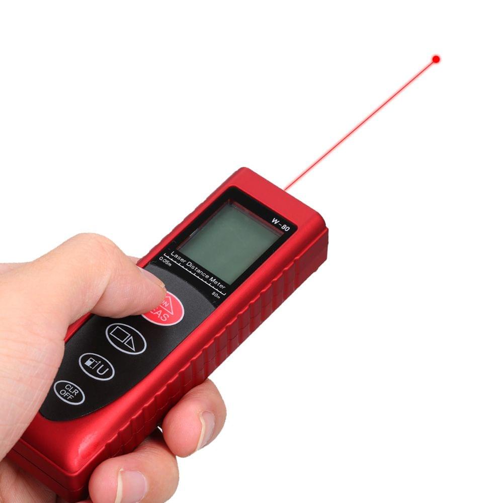 40m Black Smart Handheld Distance Meter Portable - 40M