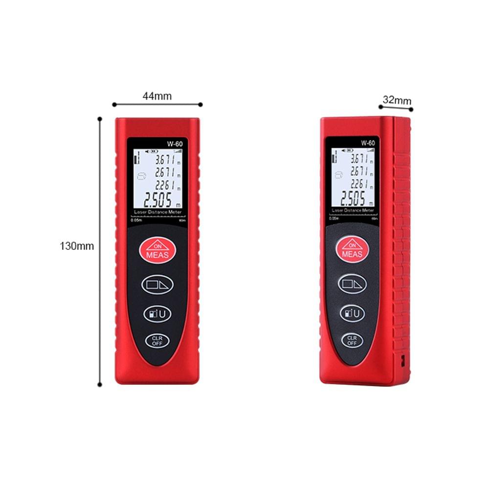 40m Black Smart Handheld Distance Meter Portable - 40M