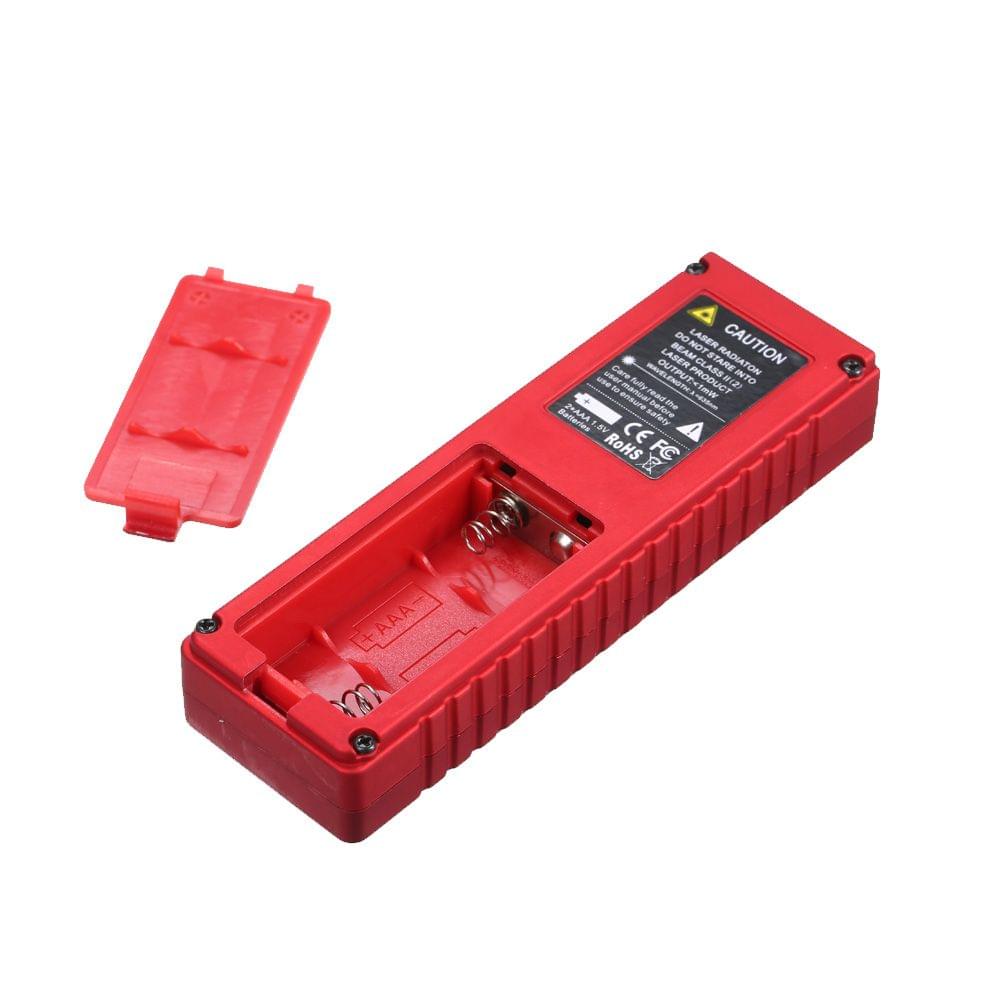 40m Red Smart Handheld Distance Meter Portable Multifunction - 40M