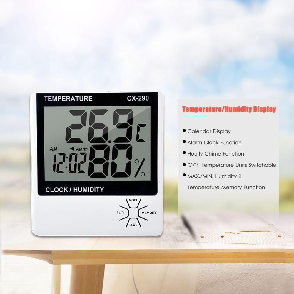 Indoor Thermometer Humidity Gauge LCD Digital Thermometer